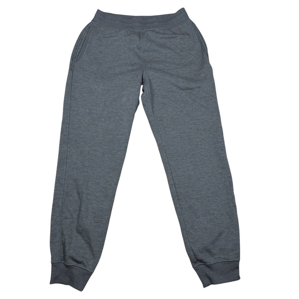 Uniqlo HEATTECH Ultra Stretch Fleece Lined Joggers Gray Mens Medium 341-469966